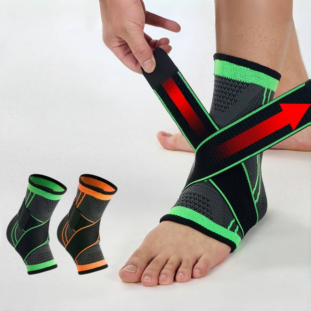 Ankle Mobility Band - Elastyczny sportowy stabilizator kostki z paskiem,