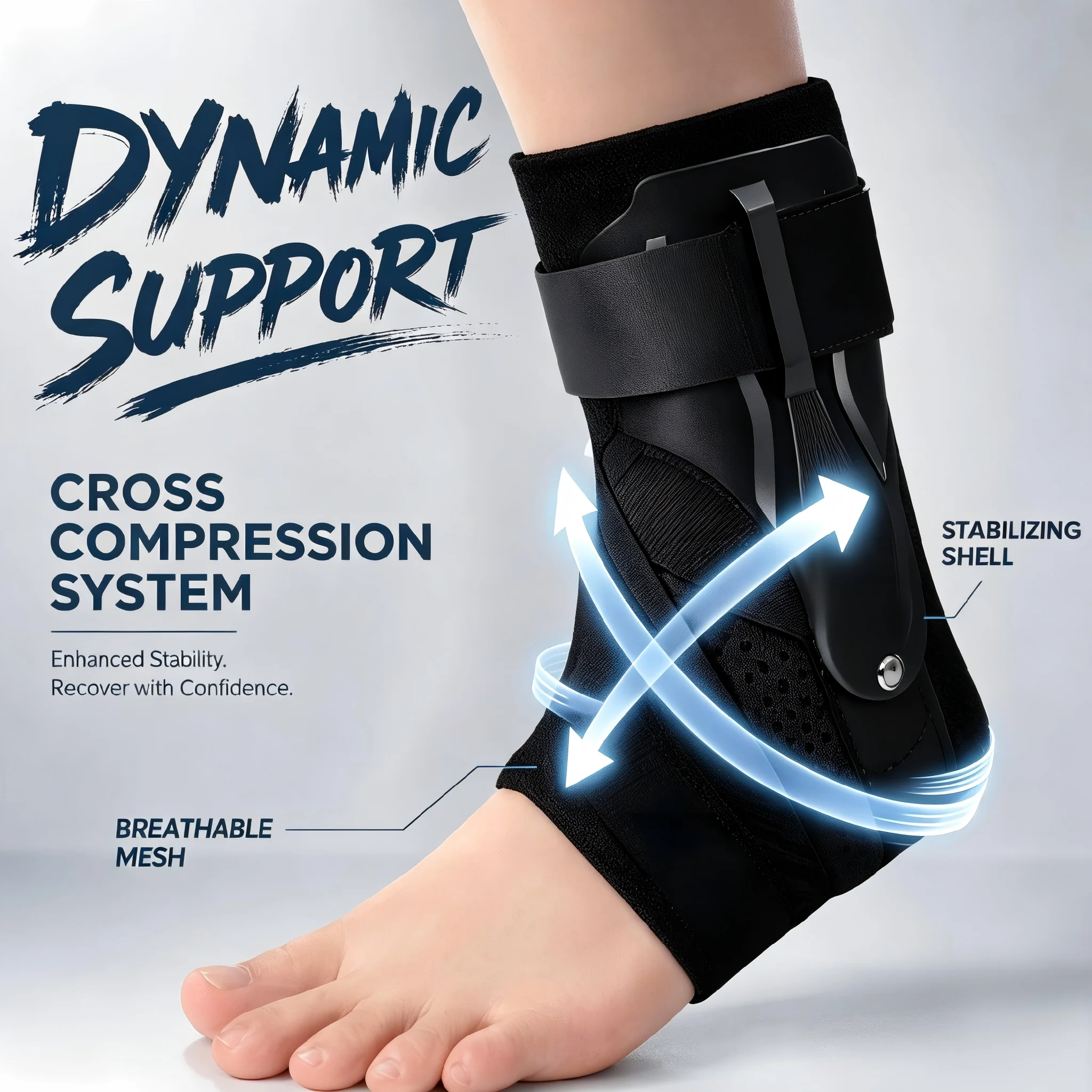 Ankle Mobility Band - 1/2 SZT. Orteza na skręconą kostkę