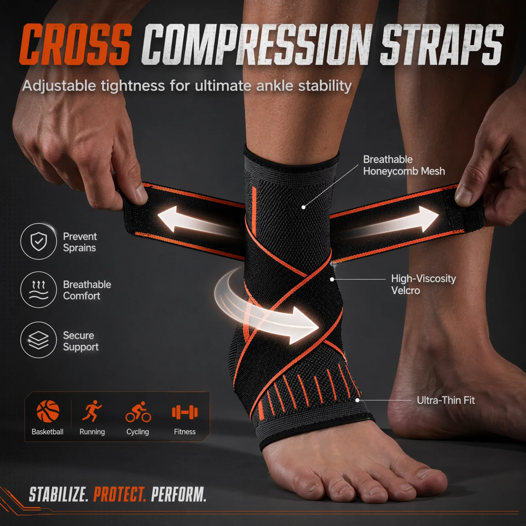 Oddychający, kompresyjny stabi – Ankle Mobility Band recenzja i cena
