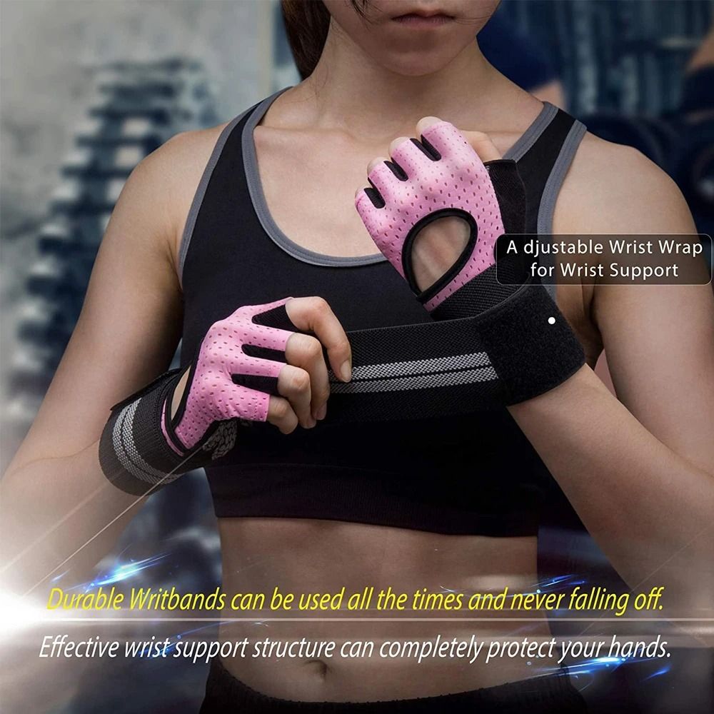 1 Para Rękawic Fitness z Ochra – Wrist Wrap Support recenzja i cena