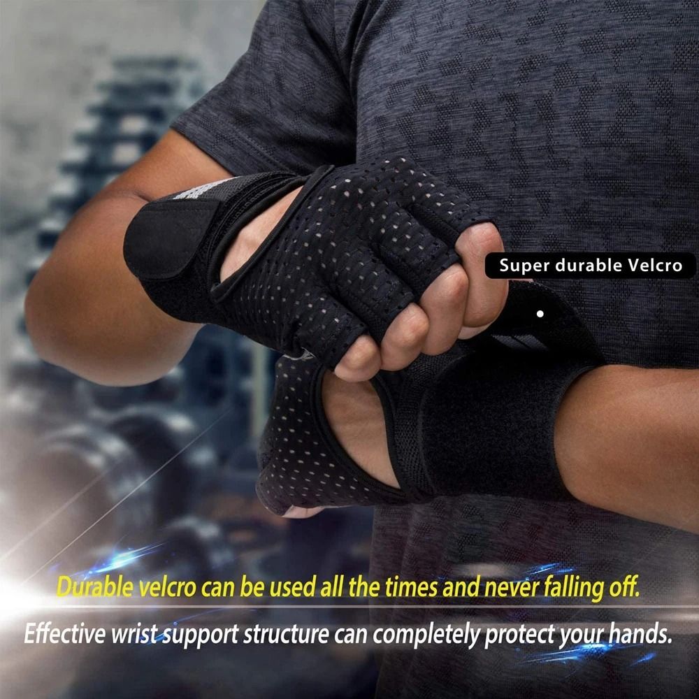 1 Para Rękawic Fitness z Ochra – Wrist Wrap Support recenzja i cena