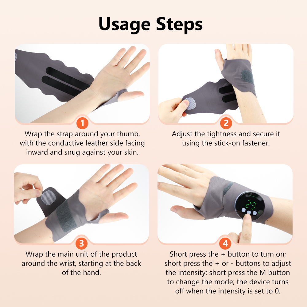 Elektryczny masażer na nadgars – Wrist Wrap Support recenzja i cena